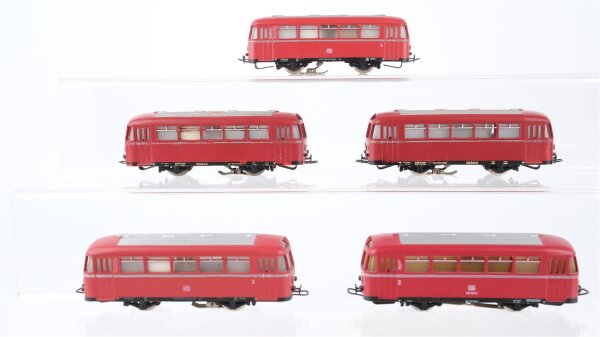 Märklin H0 Konvolut Schienenbus-Beiwagen 2. Kl. DB