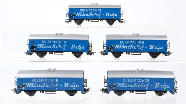 Märklin H0 Konvolut Kühlwagen "Kulmbacher Mönchshof-Bräu" DB