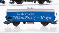 Märklin H0 Konvolut Kühlwagen "Kulmbacher Mönchshof-Bräu" DB