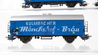 Märklin H0 Konvolut Kühlwagen "Kulmbacher Mönchshof-Bräu" DB