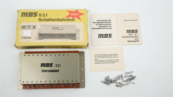 VEB H0 5456290/188/13101 MBS S3.1 Schattenbahnhof, 3 Gleise