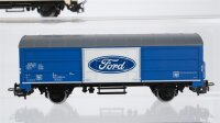 Märklin H0 Konvolut Kühlwagen "Dortmunder Union Bier" gedeckter Güterwagen "Pschorr" Schiebewandwagen "Ford" DB
