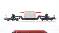 Märklin H0 Konvolut Tiefladewagen mit Trafo "AEG" Niederbordwagen teilbeladen DB u.a. (Abbrüche)