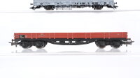 Märklin H0 Konvolut Tiefladewagen mit Trafo "AEG" Niederbordwagen teilbeladen DB u.a. (Abbrüche)