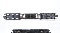Märklin H0 Konvolut Tiefladewagen mit Trafo "AEG" Niederbordwagen teilbeladen DB u.a. (Abbrüche)