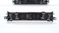 Märklin H0 Konvolut Tiefladewagen mit Trafo "AEG" Niederbordwagen teilbeladen DB u.a. (Abbrüche)