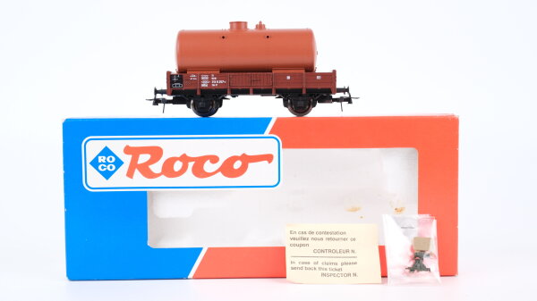 Roco H0 46011 Niederbordwagen mit Tank DB
