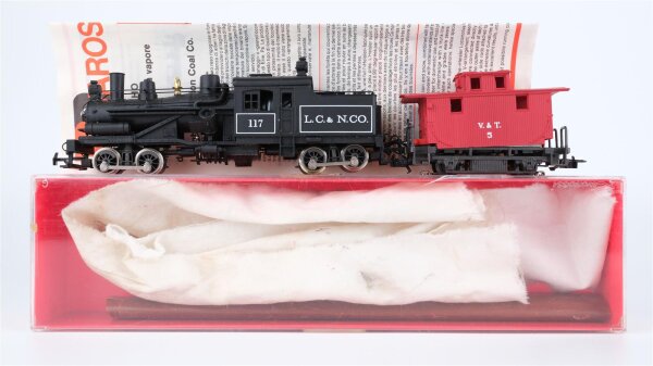 Rivarossi H0 1219 US Dampflok BR 117 L.C.&N.CO. Gleichstrom
