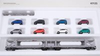Märklin H0 47122 Autotransportwagen mit Pkw  Laeeks der DB