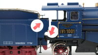Liliput H0 4000 Dampflok mit Tender BR IVh 1001 DRG Gleichstrom