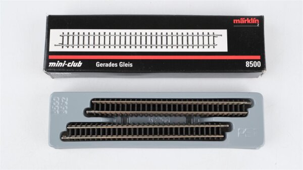 Märklin Z 8500 Mini-Club Gerades Gleis 110 mm (10 Stück)