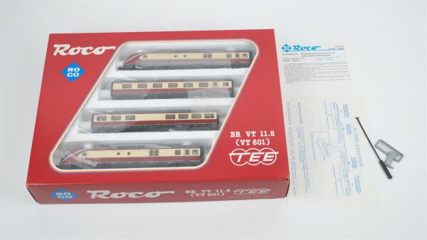 Roco H0 04183A Zugset Triebzug TEE BR VT 11.5 VT 601 DB Gleichstrom