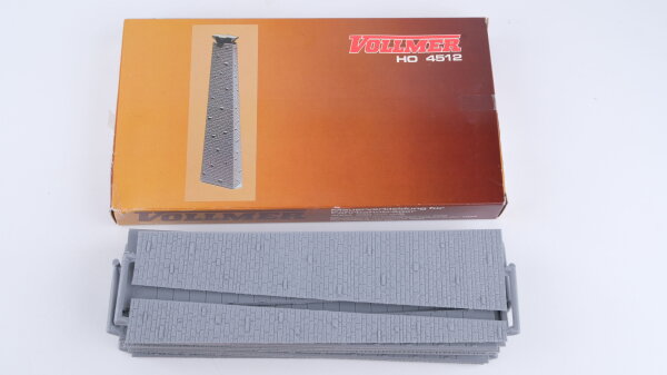 Vollmer H0 4512 Mauerverkleidung für Fahrbahnträger 4004, 230 mm lang