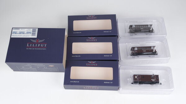 Liliput H0e L340020 Wagenset 3 teilig Zillertalbahn