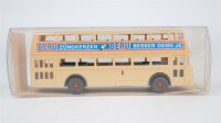 Wiking H0 720/129 Büssing D 2 U Doppelstockbus...