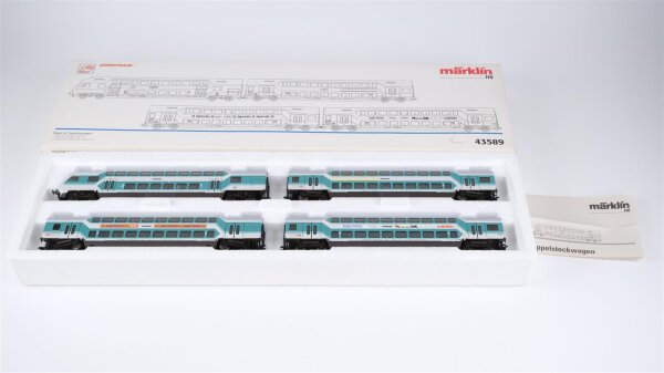 Märklin H0 43589 Wagen-Set "Doppelstockwagen" DB AG
