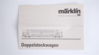 Märklin H0 43589 Wagen-Set "Doppelstockwagen" DB AG