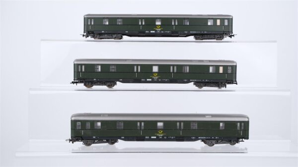 Liliput H0 Konvolut 3 Postwagen DBP (unvollständig)