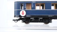 Liliput H0 Konvolut 2 Abteilwagen 1./2.Kl., Abteilwagen 1./2./3.Kl. blau DB (Abbruch)