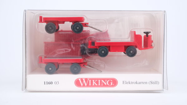 Wiking H0 116003 Still Elektrokarren rot