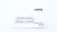 Märklin H0 39120 E-Lok BR E10 345 DB Wechselstrom Digital Sound mfx