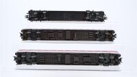 Märklin H0 Konvolut Grossraumwagen 1.Kl., 2.Kl. Restaurant rot/weiß DB (Abbrüche)