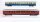 Märklin/Primex H0 Konvolut Packwagen grün, Schlafwagen rot, Personenwagen 2.Kl. beige/oceanblau DB/DSG