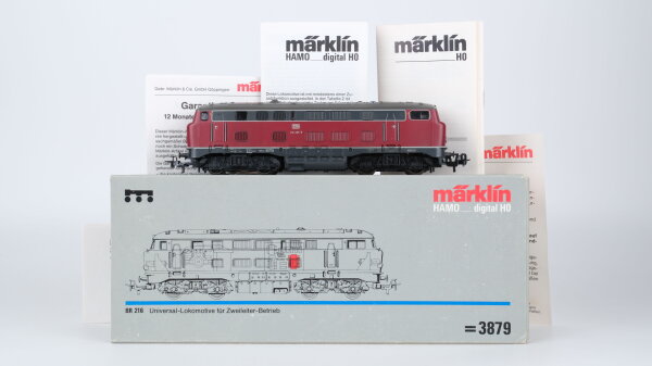 Märklin H0 3879 Diesellokomotive BR 216 der DB Gleichstrom Analog