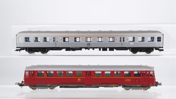 Lima H0 Konvolut Silberling 1./2.Kl., Beiwagen für Schienenbus DB