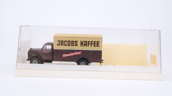 Brekina H0 4316 Borgward B4500 Koffer-LKW Jacobs Kaffee