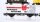 Märklin H0 Konvolut 4 Säurefasswagen, Containertragewagen "Würth", Viehtransportwagen