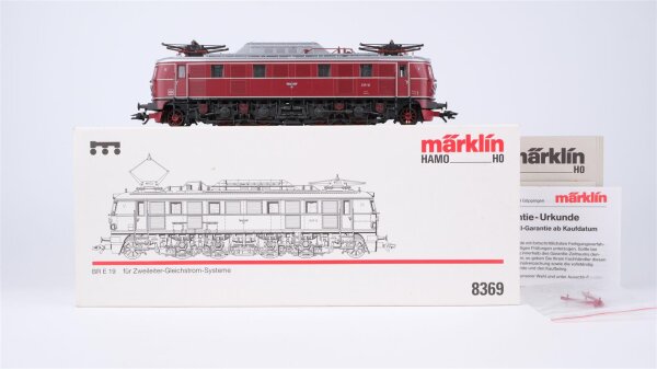 Märklin H0 8369 E-Lok BR E19 12 DRG Gleichstrom
