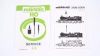Märklin H0 3106 Dampflok BR 78 355 DB Wechselstrom