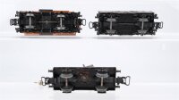 Märklin H0 Konvolut gedeckter Güterwagen 312 Hochbordwagen 311 Kranwagen