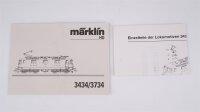 Märklin H0 3434 Elektrische Lokomotive Serie Re 4/4 der SBB Wechselstrom Delta Digital (Licht teilweise defekt)