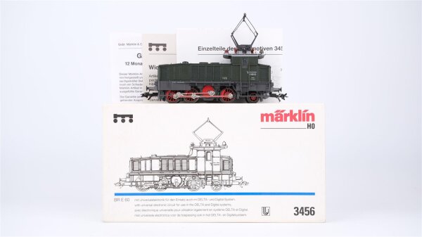 Märklin H0 3456 E-Lok BR E 60 12 DB Wechselstrom Delta Digital (Fahrgeräusche)