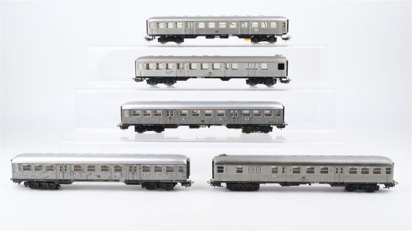 Märklin H0 Konvolut Silberling 1./2. Kl. teilweise mit Führerstand DB