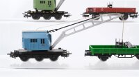 Märklin H0 Konvolut Kranwagen mit Kranschutzwagen DB