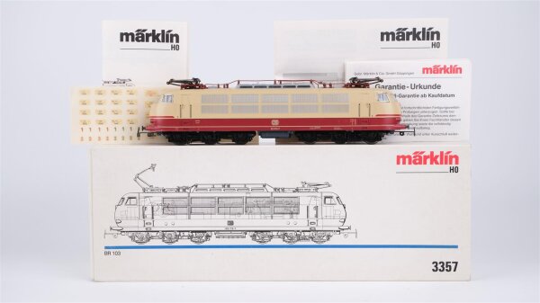 Märklin H0 3357 Elektrische Lokomotive BR 103 der DB Wechselstrom Analog