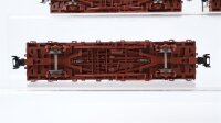 Roco H0 Konvolut Niederbordwagen beladen mit Zirkuswagen "Krone"