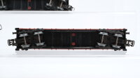 Märklin H0 Konvolut Niederbordwagen teilbeladen mit Containern "Hapag Lloyd" DB