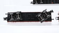 Märklin H0 Konvolut Niederbordwagen teilbeladen mit Containern "Hapag Lloyd" DB