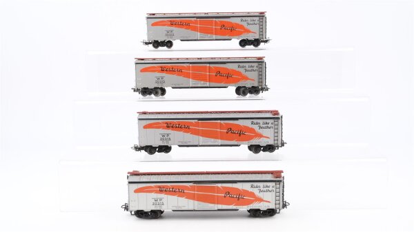 Märklin H0 Konvolut 4 Boxcar "Western Pacific"