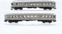 Märklin H0 Konvolut "Silberlinge" Personenwagen 1./2.Kl., 2.Kl., Personenwagen mit Führerstand und Expressgutabteil 2.Kl. DB (ungetestet)