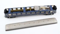 Märklin/Primex H0 Konvolut Packwagen, Speisewagen "DSG" Personenwagen 1.Kl. blau, Personenwagen 1.Kl. beige/oceanblau DB
