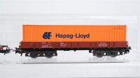 Märklin H0 Konvolut Selbstentladewagen Kippdachwagen Containertragwagen "COOP" Niederbordwagen mit Container "Hapag-Lloyd" DB u.a.