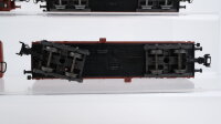 Märklin H0 Konvolut Selbstentladewagen Kippdachwagen Containertragwagen "COOP" Niederbordwagen mit Container "Hapag-Lloyd" DB u.a.