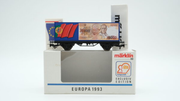 Märklin H0 84576 Behälter-Tragwagen EUROPA 1993 (Containerwagen)  BT 30