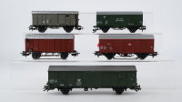 Märklin H0 Konvolut gedeckte Güterwagen "Deutsche Bundespost" DB u.a.
