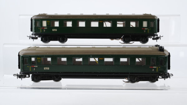 Märklin H0 Konvolut Schnellzugwagen 2. Kl. 346/1